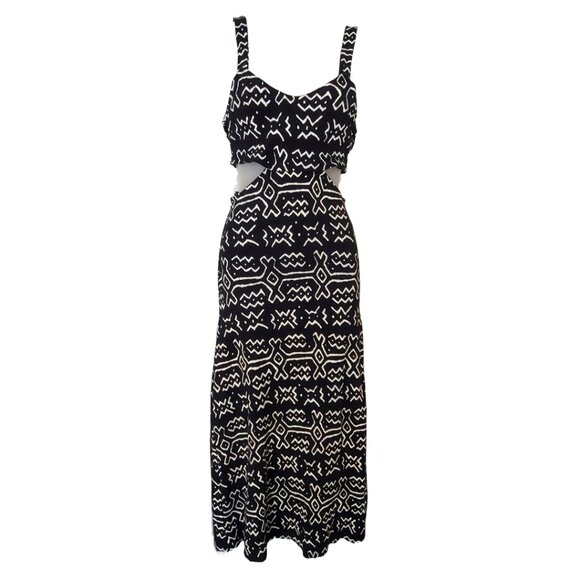 Tribal print summer dress with cut outs - Picture 3 of 11